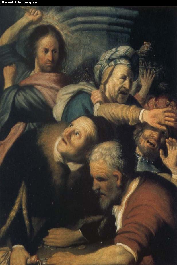 REMBRANDT Harmenszoon van Rijn Christ Driving the Money Changers from the Temple